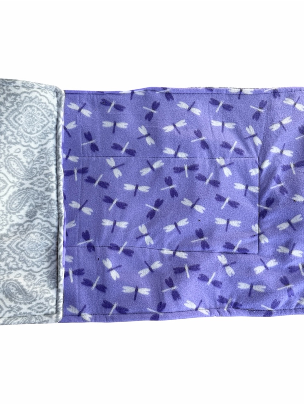Guinea Pig Midwest Fleece Cage Liner 24”x 47” Reusable New dragonfly Paisley